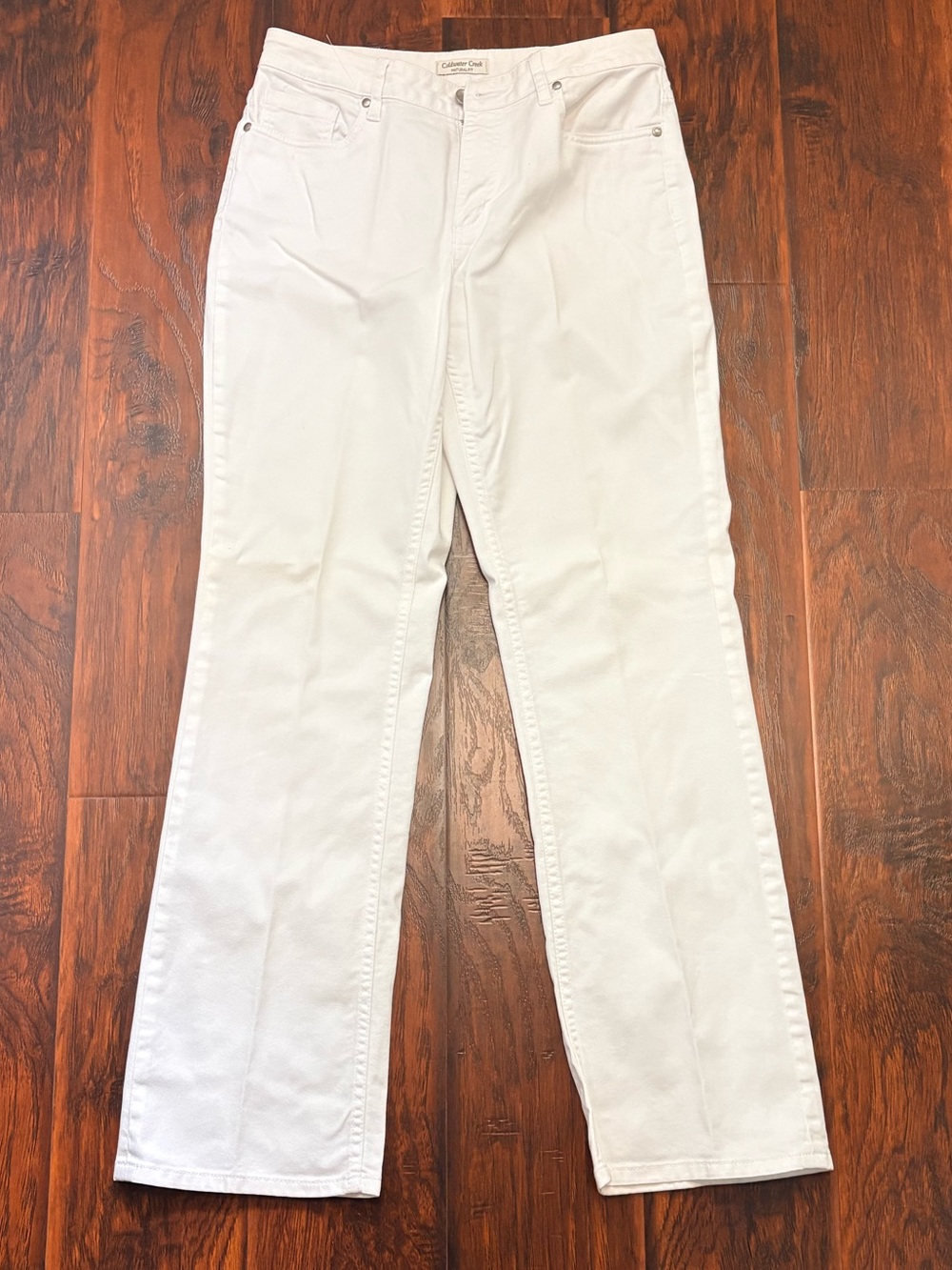 Coldwater Creek Natural Fit White Straight Leg Pants Size 10